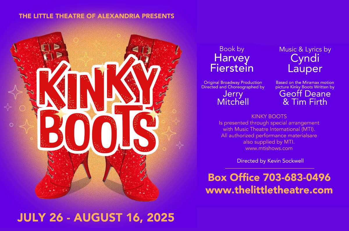 Little Theatre of Alexandria to open ‘Kinky Boots’