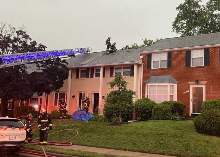 No injuries after lightning strike on roof of Alexandria town house ...