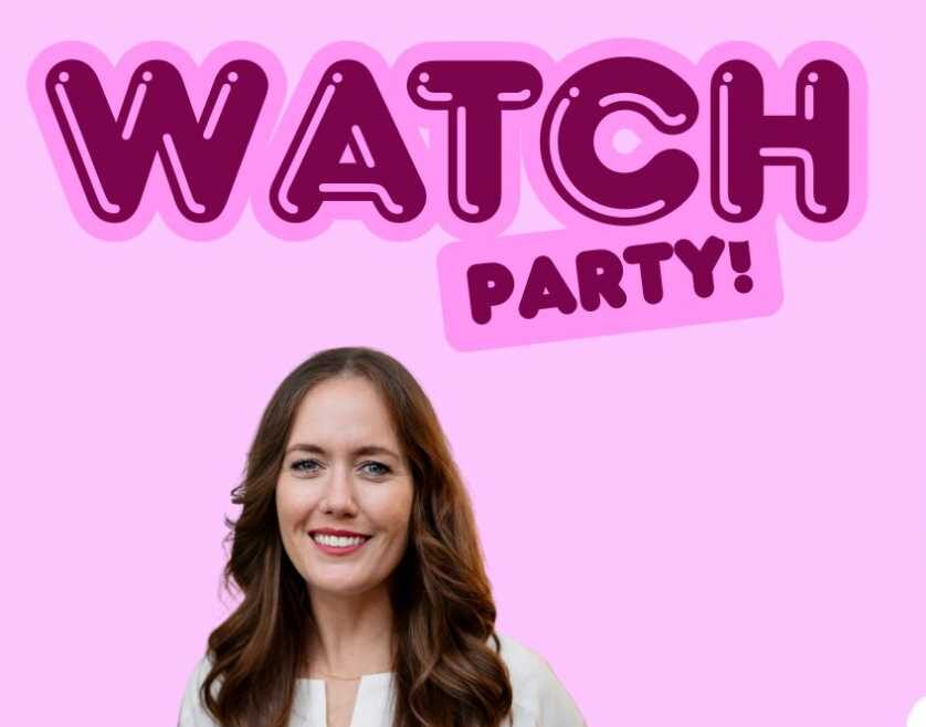 There's a watch party Oct. 14, 2025, to see Amy Begnal, the clinical director at Del Ray Psych and Wellness, appear in the new TLC series Baylen Out Loud (via Facebook)