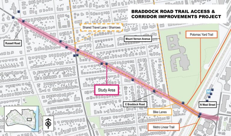 Braddock Road corridor bike and pedestrian improvements slated for city ...