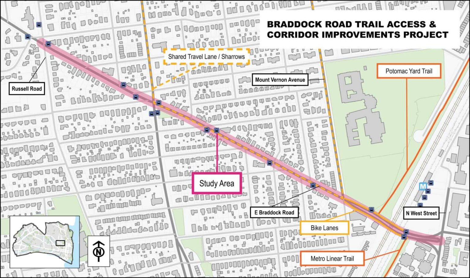 Proposed parking removal, bike lanes on Braddock Road spur debate ...