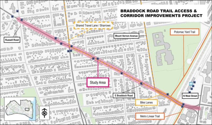 Proposed parking removal, bike lanes on Braddock Road spur debate ...
