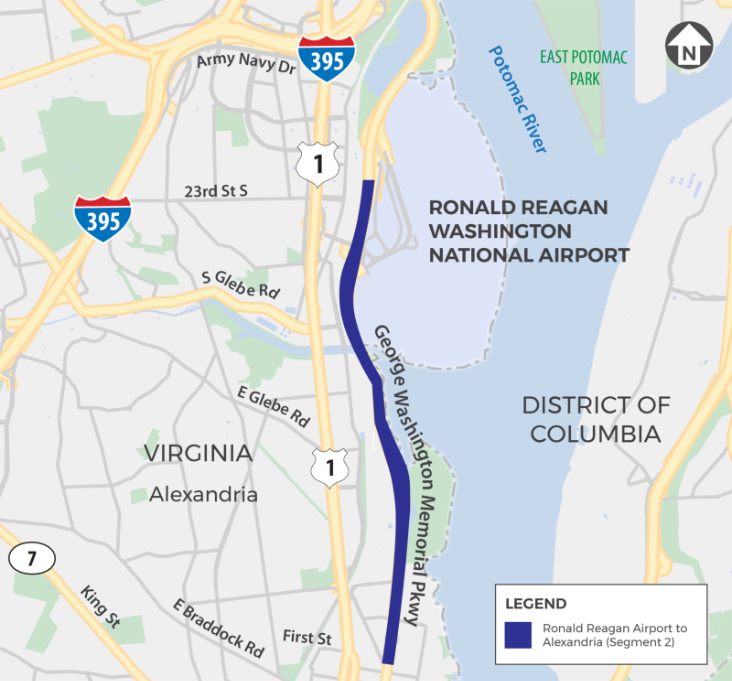 Image for GW Parkway resurfacing work on Alexandria section begins