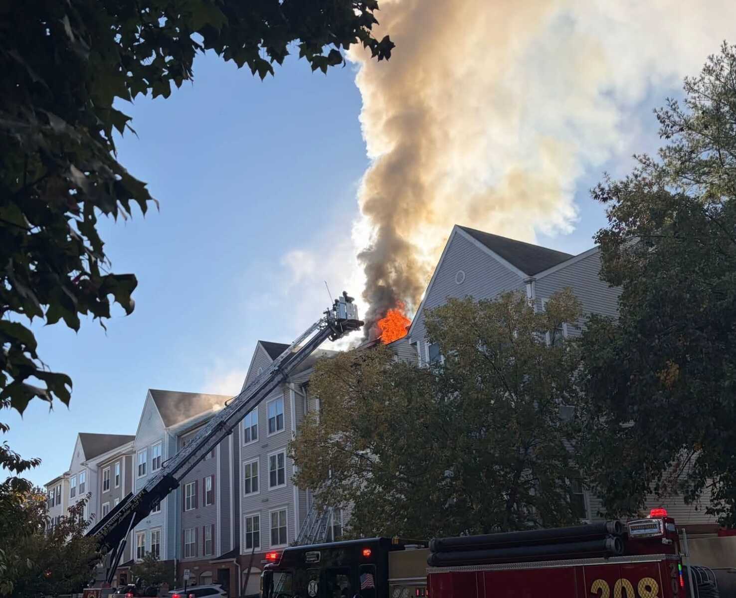 Fire at Alexandria residential building injures firefighter, displaces residents in 14 units